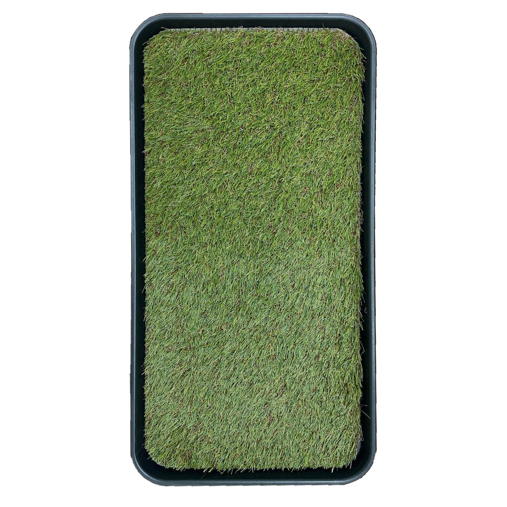 Artificial Grass Puppy Potty Training Pad with Tray 15" x 30" Z746108