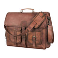 18 inch Leather Messenger Bag Q768567