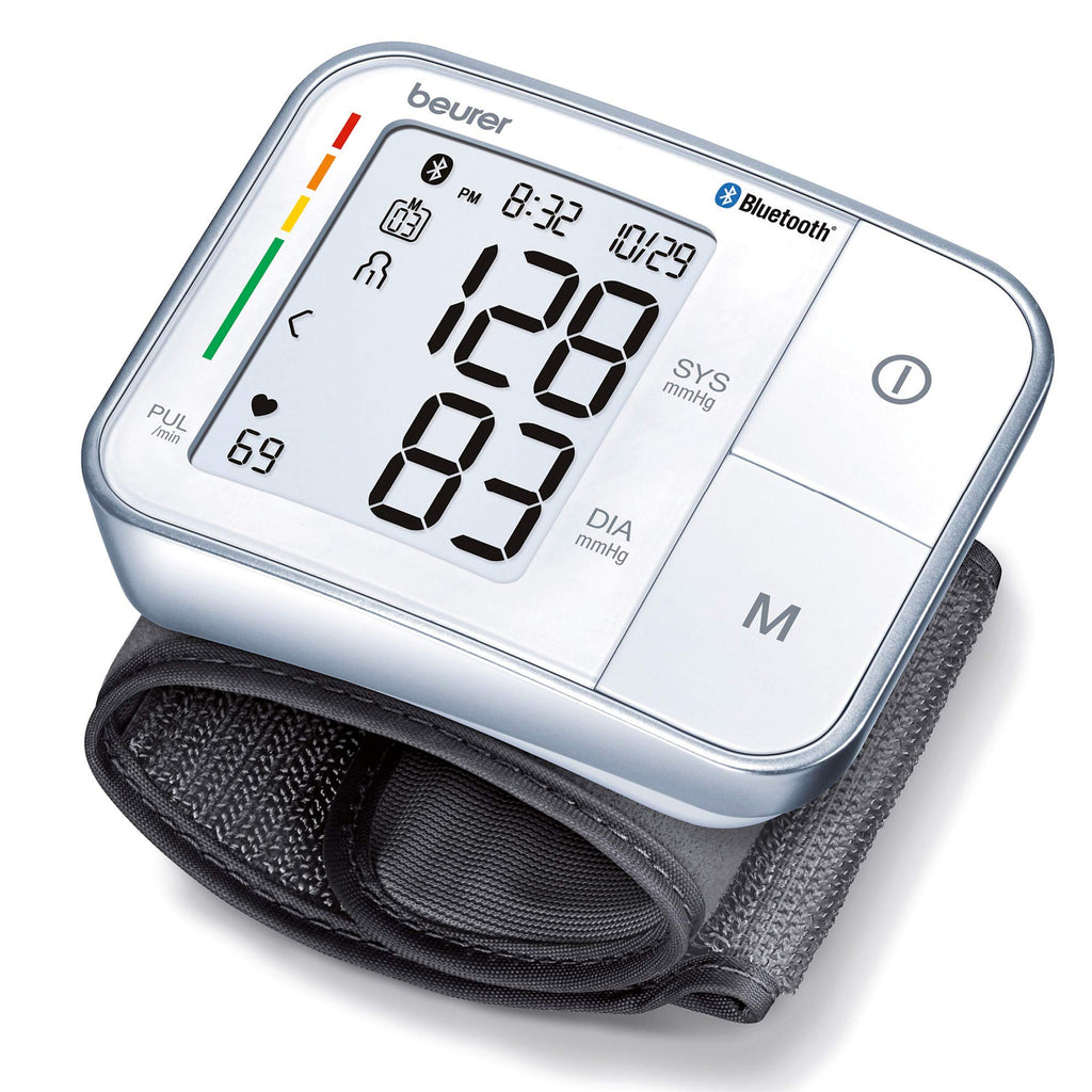 Bluetooth Automatic Wrist Blood Pressure Monitor with Large LCD Display A959003