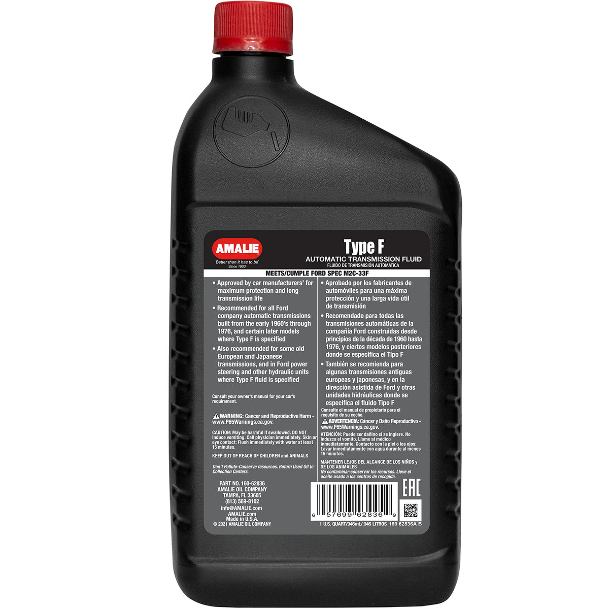 Ford Type F Automatic Transmission Fluid 1 Quart Bottle Pack of 12 D28466