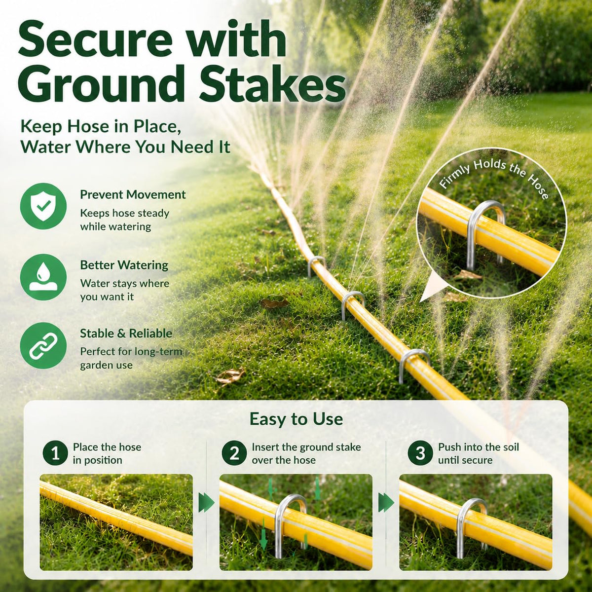 4-Pack 25 ft Sprinkler Soaker Hose B679