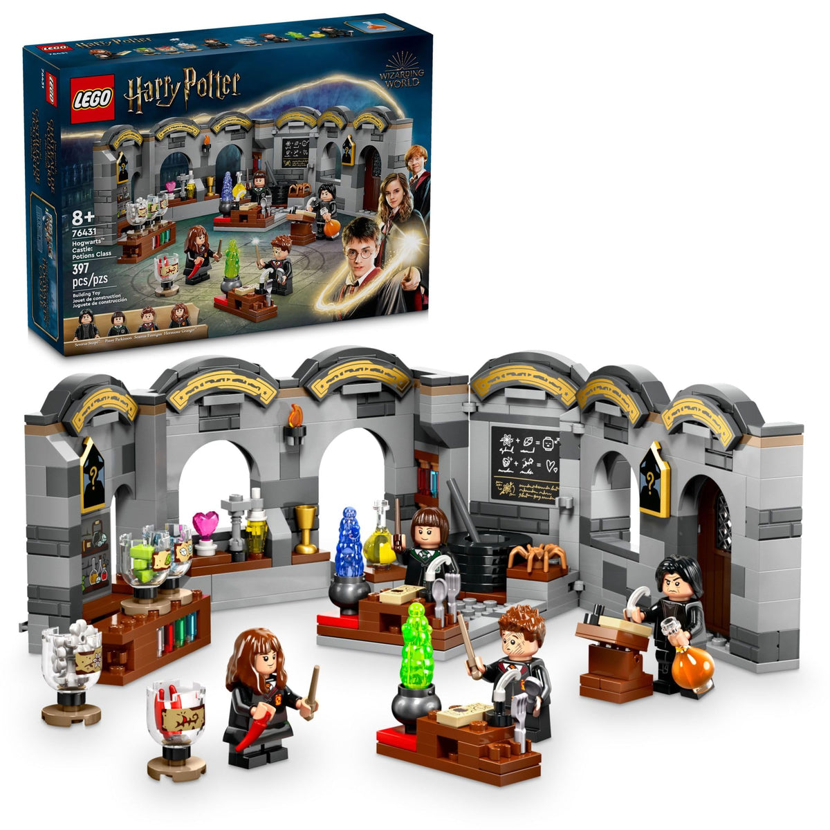 Potions Class Building Set with 4 Minifigures C200