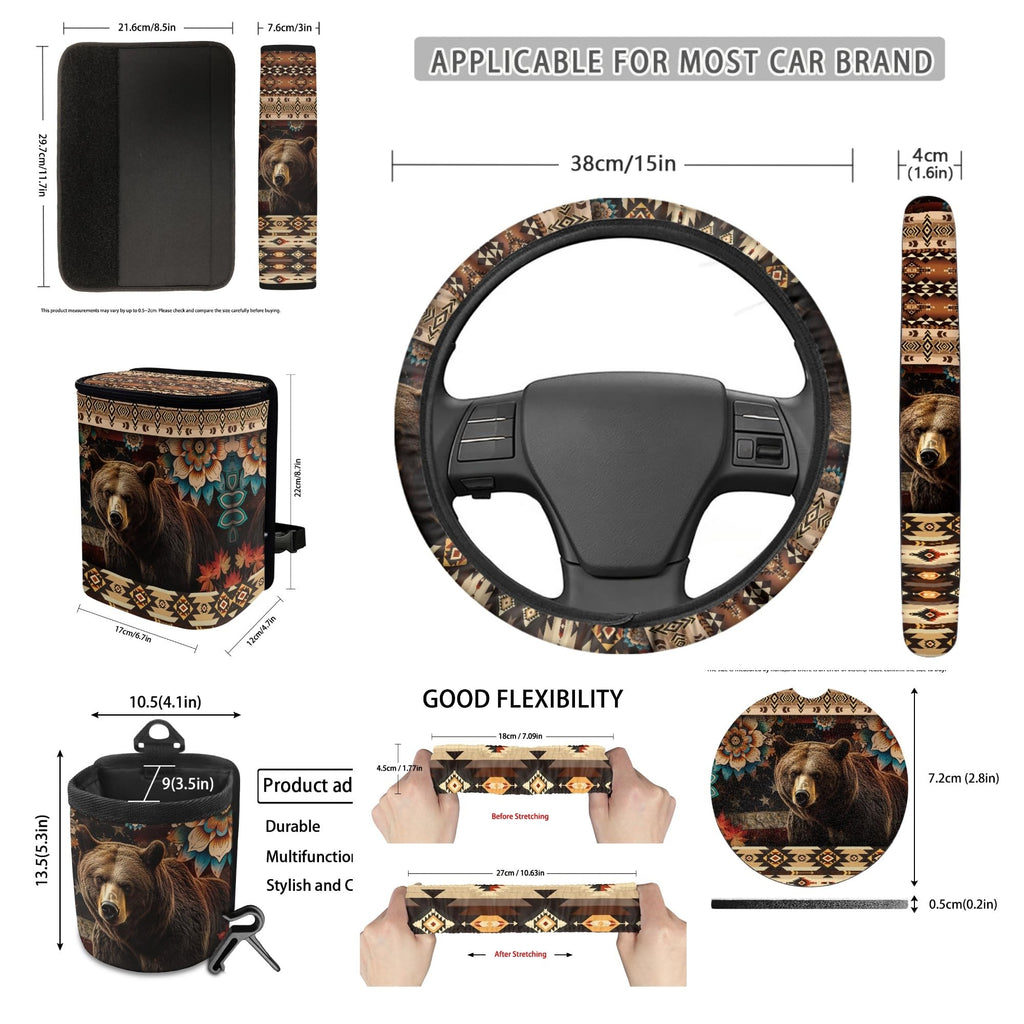 15 Pcs Car Seat Cover Set I1047