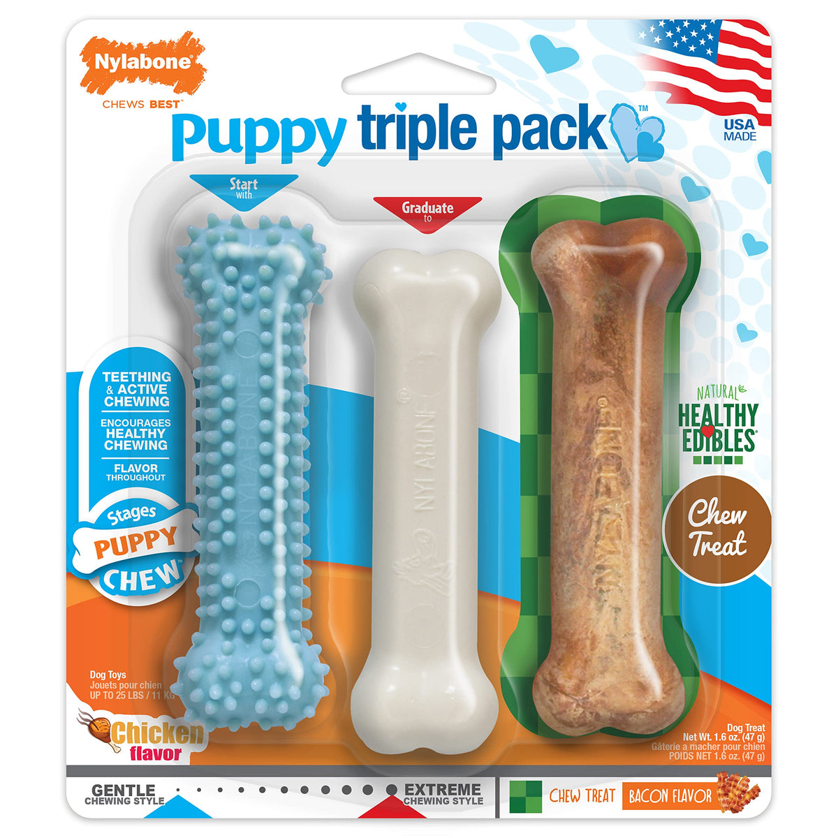 Puppy Teething Toys 3 Pack V7978