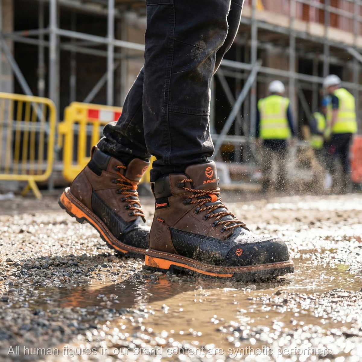 6in Waterproof Leather Work Boots D582