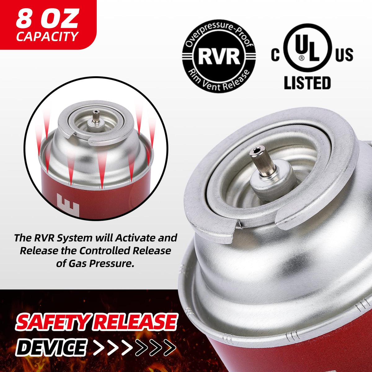 12 Pack Butane Fuel Canisters for Portable Camping Stoves V629