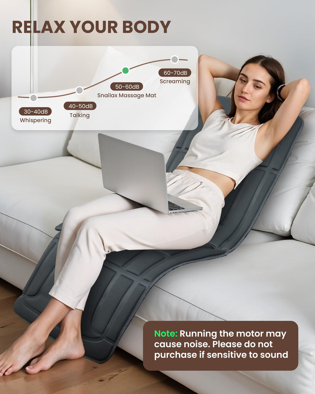 Full Body Massage Mat with Heat F26691