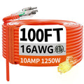 100 FT 16 Gauge Orange Outdoor Extension Cord N242