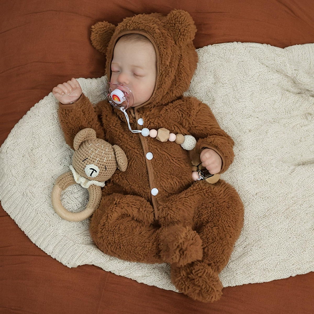 20 Inch Weighted Vinyl Baby Doll V542