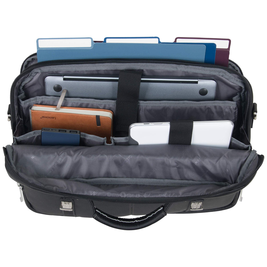 Leather Laptop Messenger Bag J20723