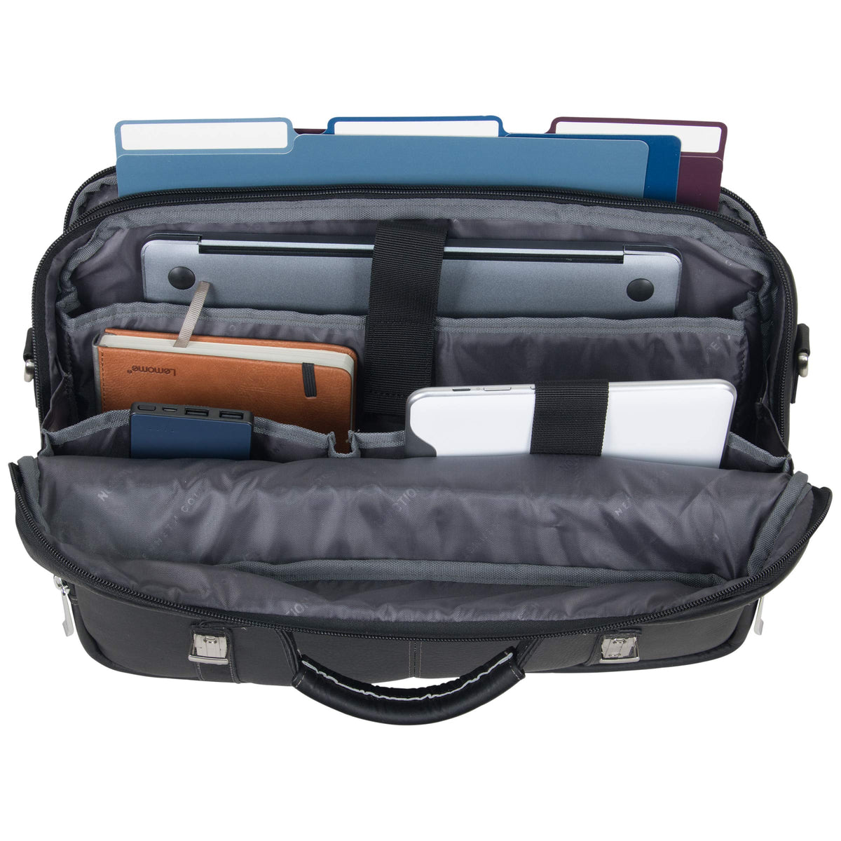 Leather Laptop Messenger Bag J20723