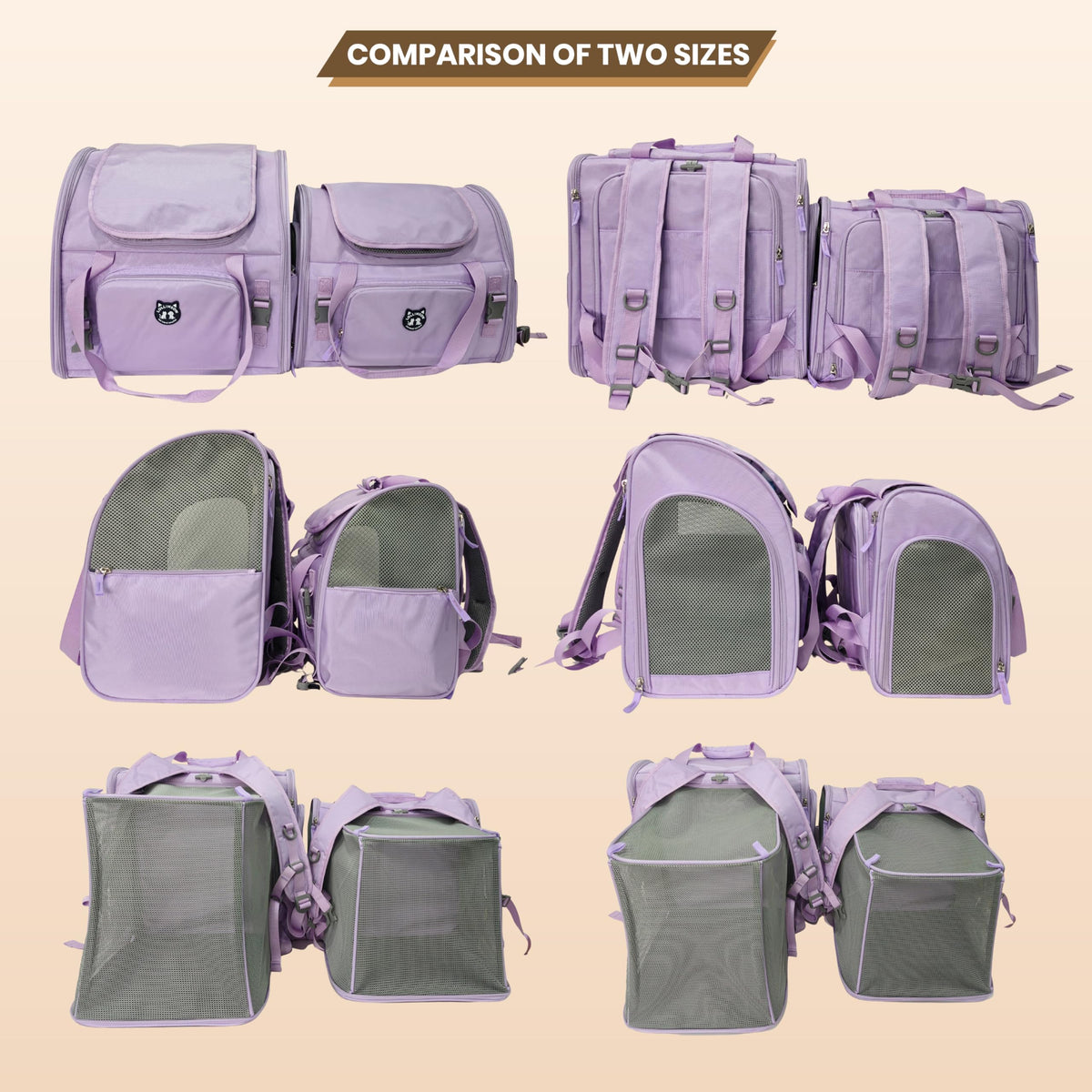 Expandable Large Cat Carrier Backpack G399