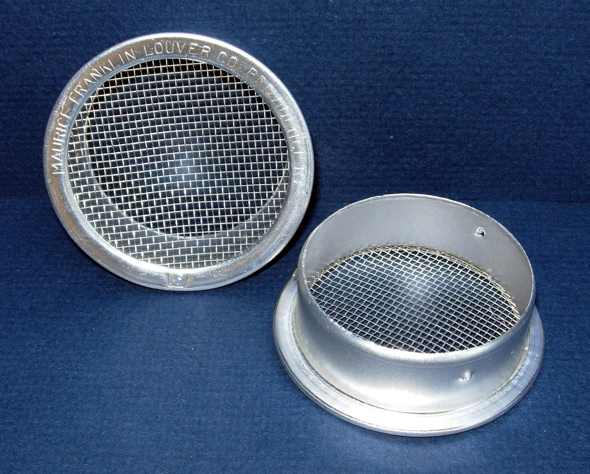 Aluminum 3-Inch Open Screen Vent 4 Pack W68745