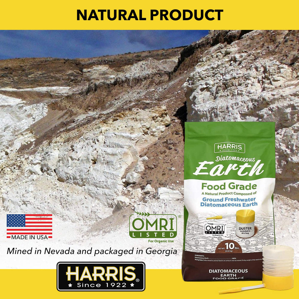 Food Grade Diatomaceous Earth 10lb with Powder Duster G2747